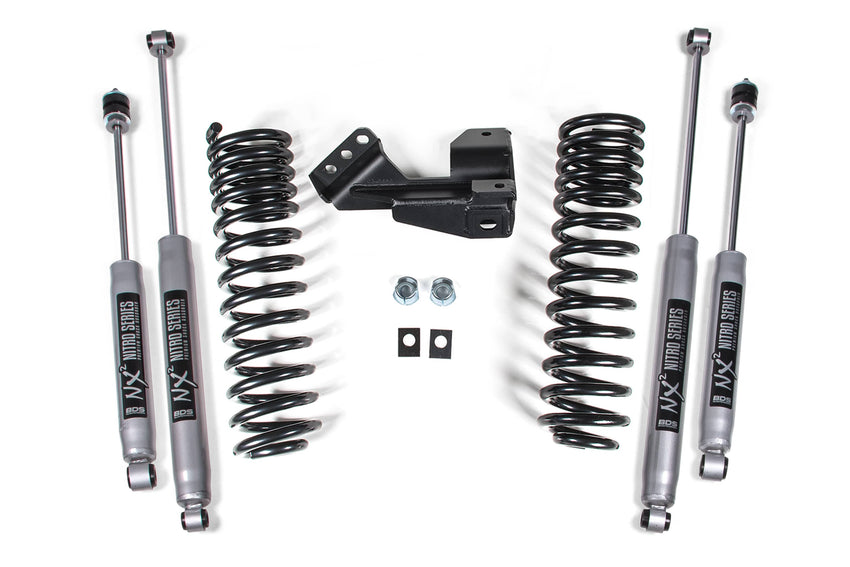 BDS Suspension 1910FS 1-2 Inch Leveling Kit Performance Spring 1 Inch Lift 2 Inch Lift Fox 2.0 Performance Shocks