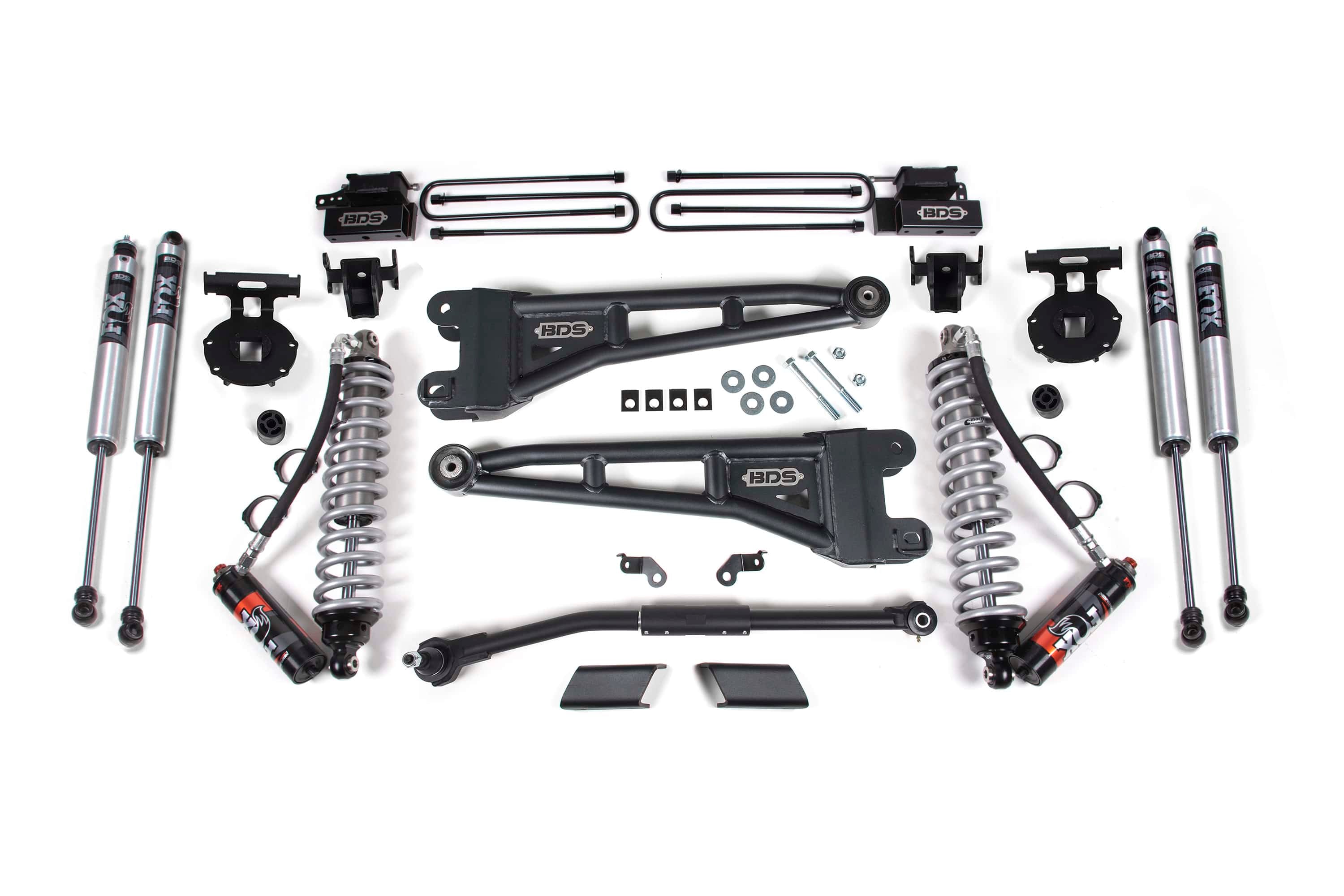 BDS Suspension NA BDS Suspension 1915FPE - 2.5 Inch Lift Kit w/ Radius Arm FOX 2.5 Performance Elite Coil-Over Conversion Ford F450 Super Duty 20-22 4WD