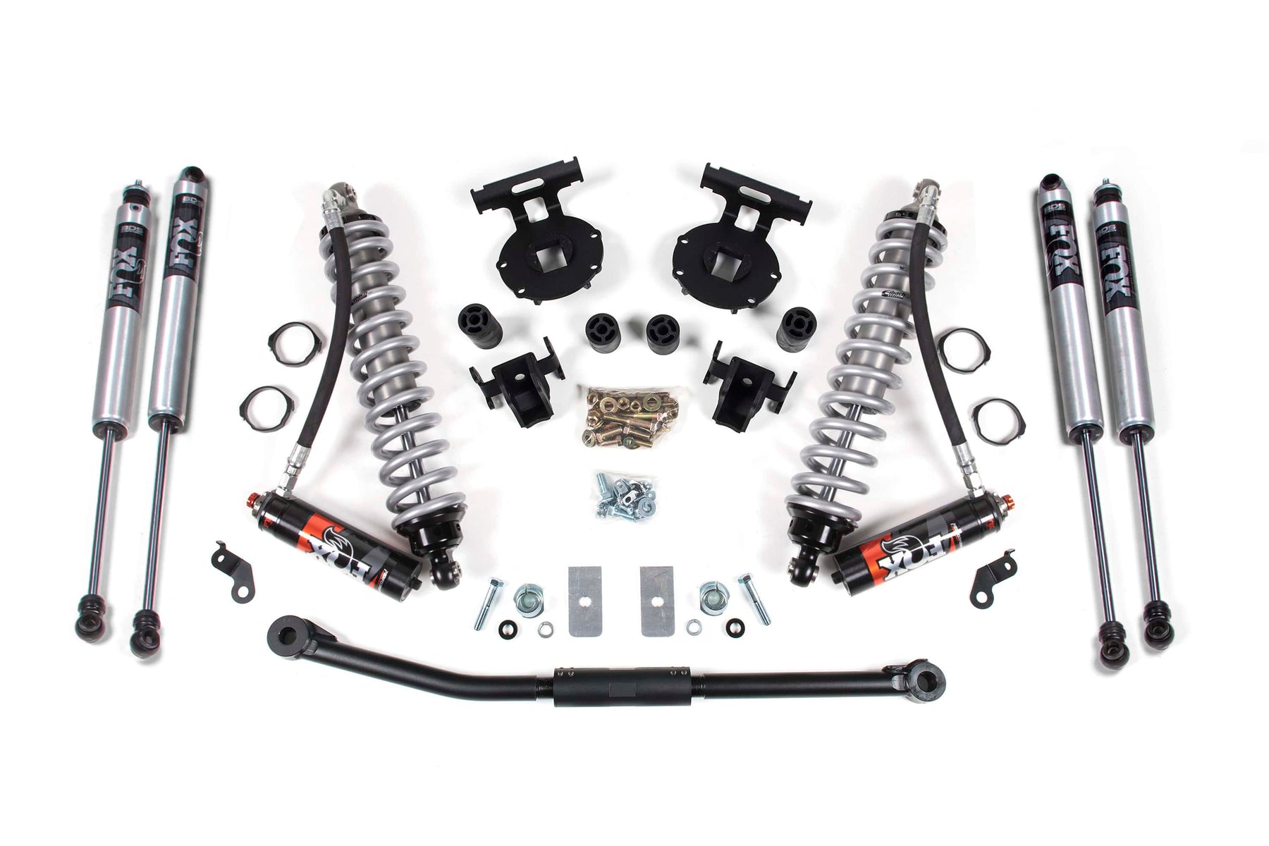 BDS Suspension NA BDS Suspension 1510FPE - 2.5 Inch Lift Kit FOX 2.5 Performance Elite Coil-Over Conversion Ford F250/F350 Super Duty 11-16 4WD Diesel 4 Inch Block Kit Fox 2.5 Performance Elite Shocks