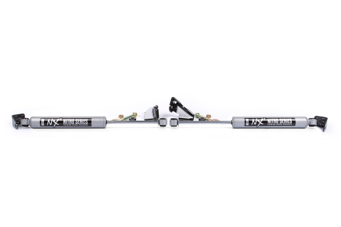BDS Suspension NA BDS Suspension 2019DH - Dual Steering Stabilizer Kit w/ NX2 Shocks Ford F150 04-08 4WD With BDS Strut Spacers