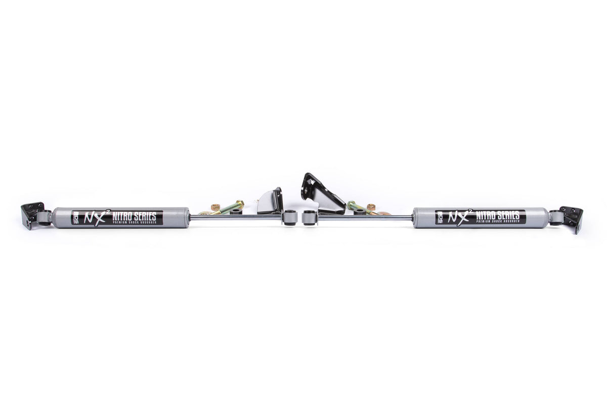 BDS Suspension NA BDS Suspension 2019DH - Dual Steering Stabilizer Kit w/ NX2 Shocks Ford F150 04-08 4WD With BDS Strut Spacers