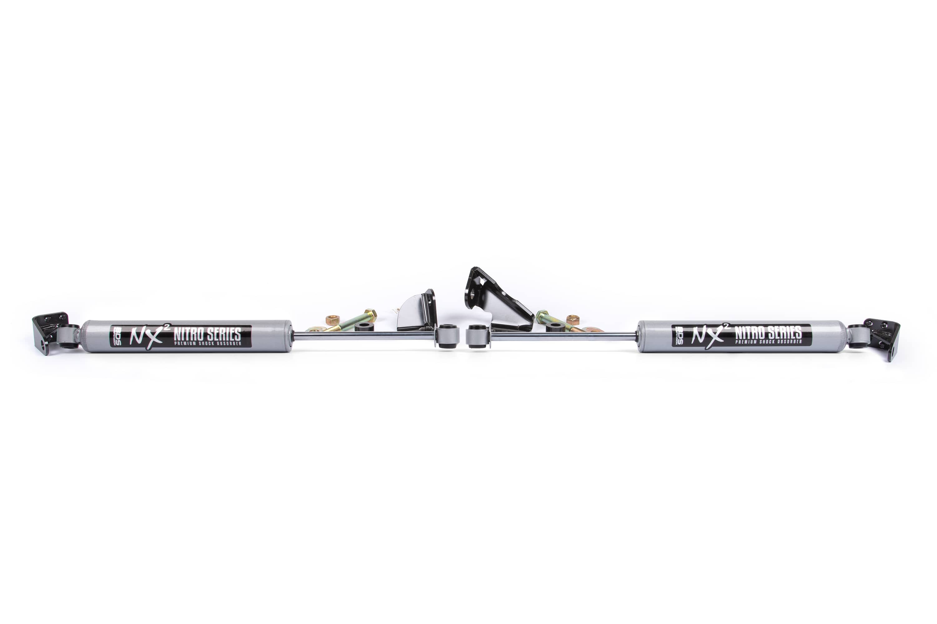 BDS Suspension NA BDS Suspension 2019DH - Dual Steering Stabilizer Kit w/ NX2 Shocks Ford F150 04-08 4WD With BDS Strut Spacers
