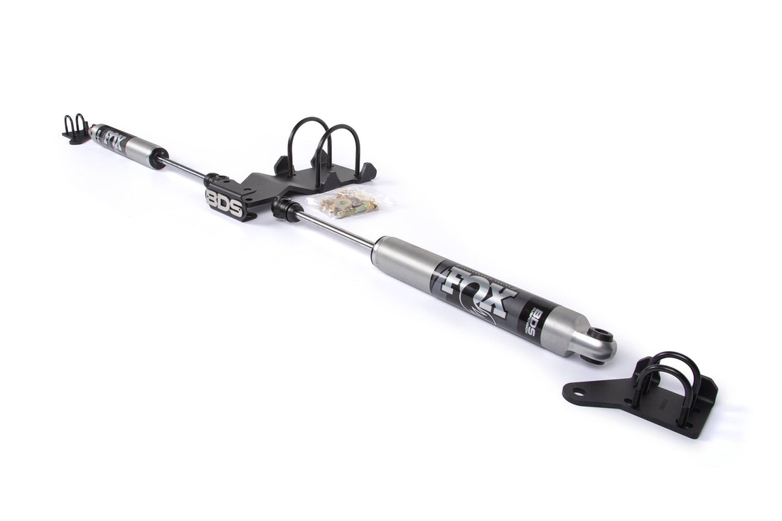 BDS Suspension NA BDS Suspension 2022DF - Dual Steering Stabilizer Kit w/ FOX 2.0 Performance Shocks Ford F250/F350 Super Duty 05-24 4WD