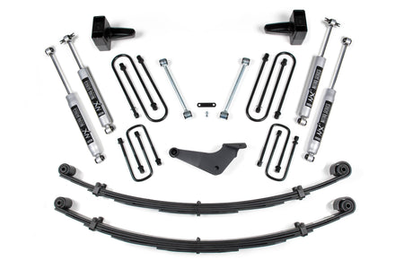 BDS Suspension NA BDS Suspension 310FS - 4 Inch Lift Kit Ford F250/F350 Super Duty 99-04 4WD Square U Bolt Prior to 2-28-99 With Factory Overload Fox 2.0 Performance