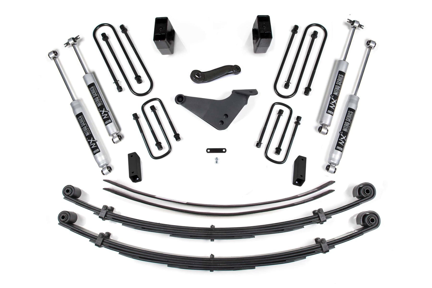 BDS Suspension NA BDS Suspension 303H - 6 Inch Lift Kit Ford Excursion 00-05 4WD Leaf Springs NX2 Nitro