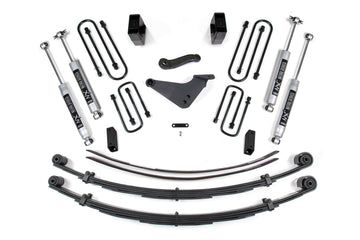 BDS Suspension NA BDS Suspension 302FS - 6 Inch Lift Kit Ford Excursion 00-05 4WD Block Kit and Add A Leaf Fox 2.0 Performance