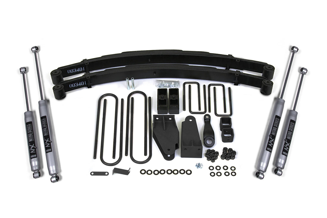 BDS Suspension NA BDS Suspension 306H - 4 Inch Lift Kit Ford F250 TTB 87-96 4WD NX2 Nitro Shocks
