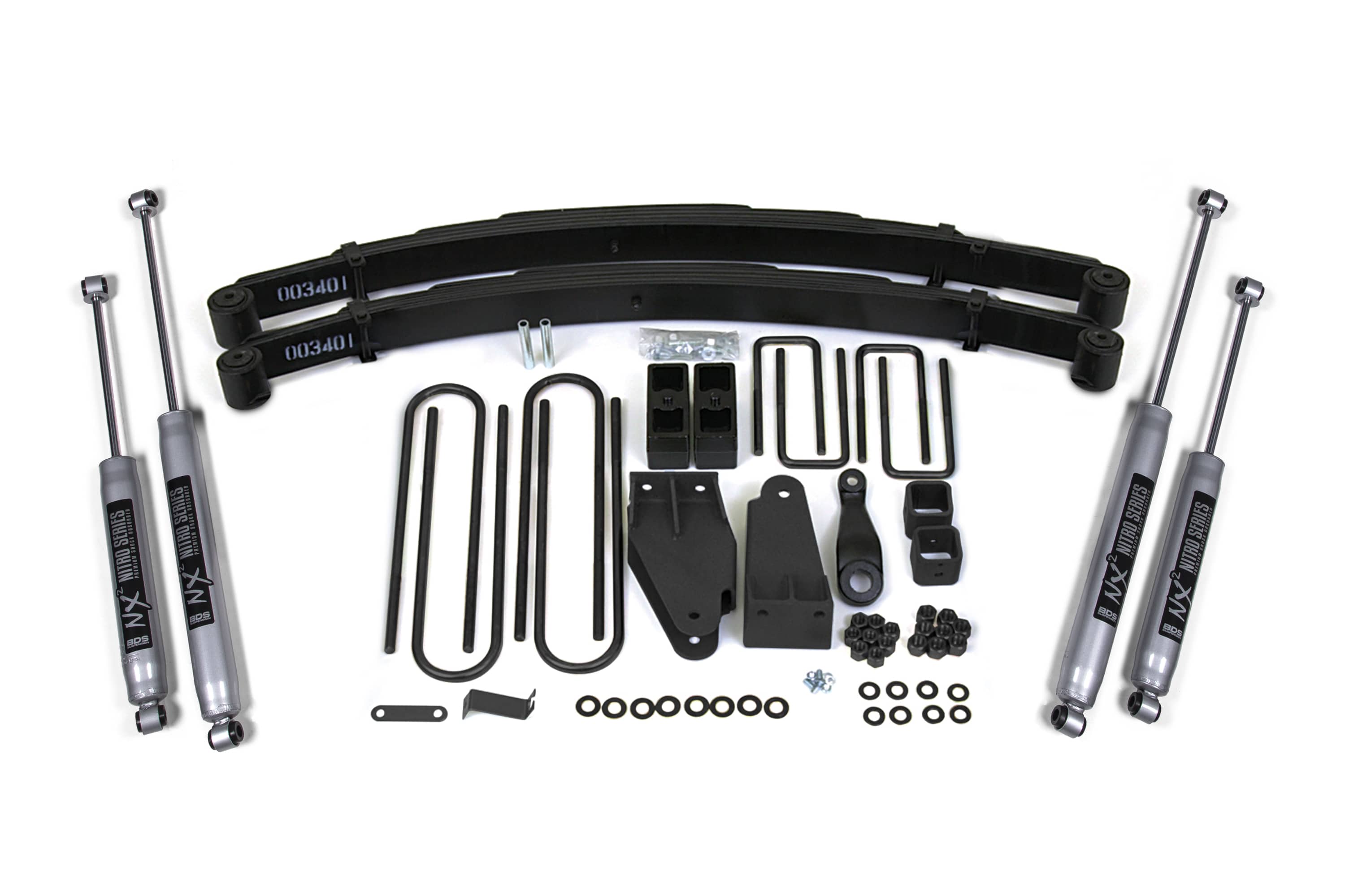 BDS Suspension NA BDS Suspension 306H - 4 Inch Lift Kit Ford F250 TTB 87-96 4WD NX2 Nitro Shocks