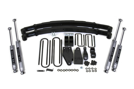 BDS Suspension NA BDS Suspension 306H - 4 Inch Lift Kit Ford F250 TTB 87-96 4WD NX2 Nitro Shocks