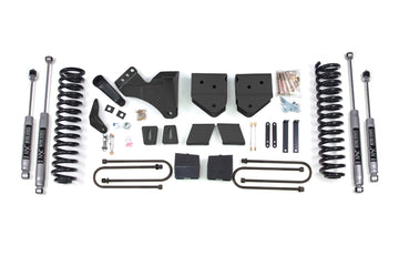 BDS Suspension NA BDS Suspension 337H - 6 Inch Lift Kit Ford F250/F350 Super Duty 05-07 4WD Gas 3 Inch Block Plus Add A Leaf Without Overload NX2 Nitro