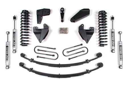 BDS Suspension NA BDS Suspension 367H - 6 Inch Lift Kit w/ Radius Arm Ford F150/Bronco 80-96 4WD Block and Add A Leaf NX2 Nitro