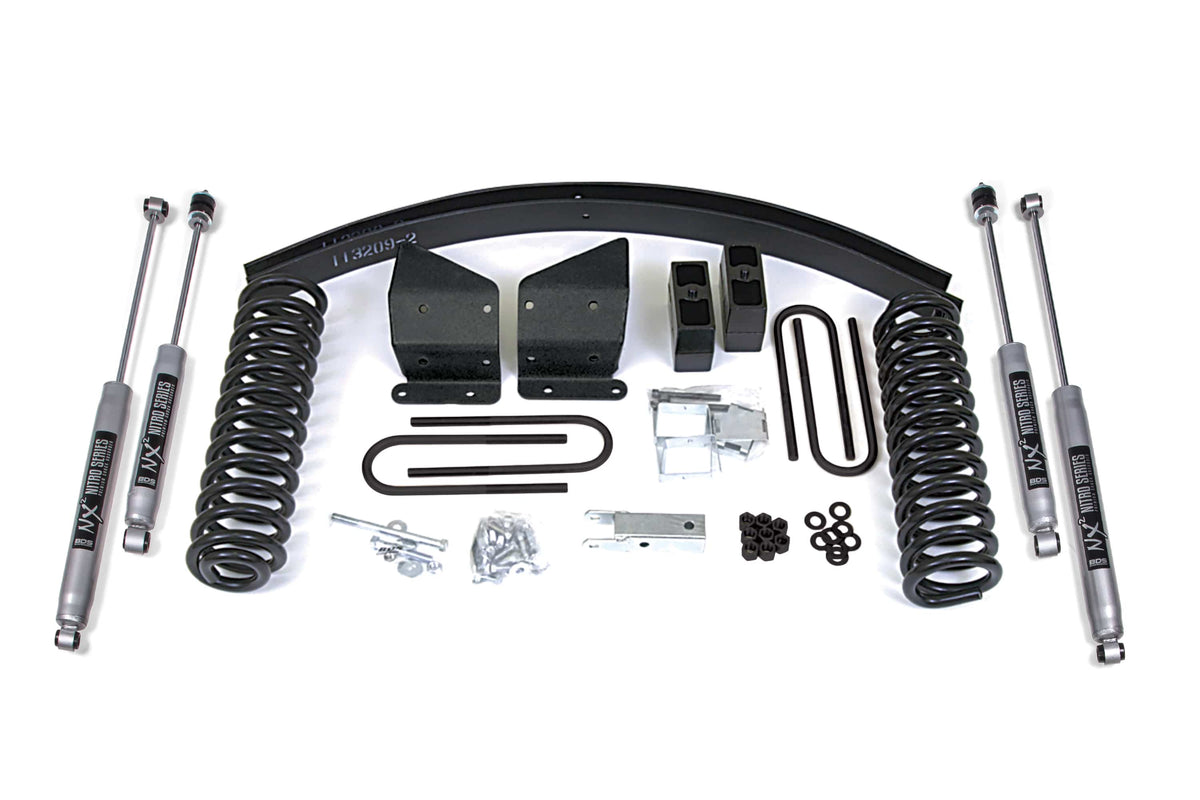 BDS Suspension NA BDS Suspension 376H - 6 Inch Lift Kit Ford F100/F150 73-76 4WD Block Kit and Add A Leaf NX2 Nitro