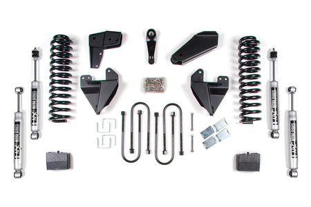 BDS Suspension NA BDS Suspension 509H - 6 Inch Lift Kit Ford F100/F150 80-96 4WD 4 Inch Block Kit with Add A Leaf NX2 Nitro