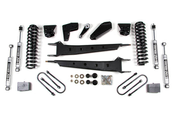BDS Suspension NA BDS Suspension 508H - 6 Inch Lift Kit w/ Radius Arm Ford F100/F150 80-96 4WD 4 Inch Block NX2 Nitro