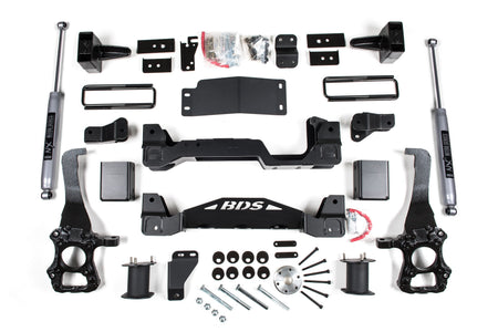 BDS Suspension NA BDS Suspension 1922FS - 6 Inch Lift Kit Ford F150 15-20 4WD 4 Inch Block Kit Fox 2.0 Performance Shocks