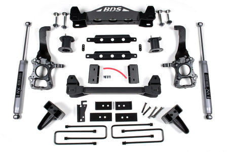 BDS Suspension NA BDS Suspension 1918FS - 6 Inch Lift Kit Ford F150 15-20 2WD 4 Inch Block Kit Fox 2.0 Performance Shocks