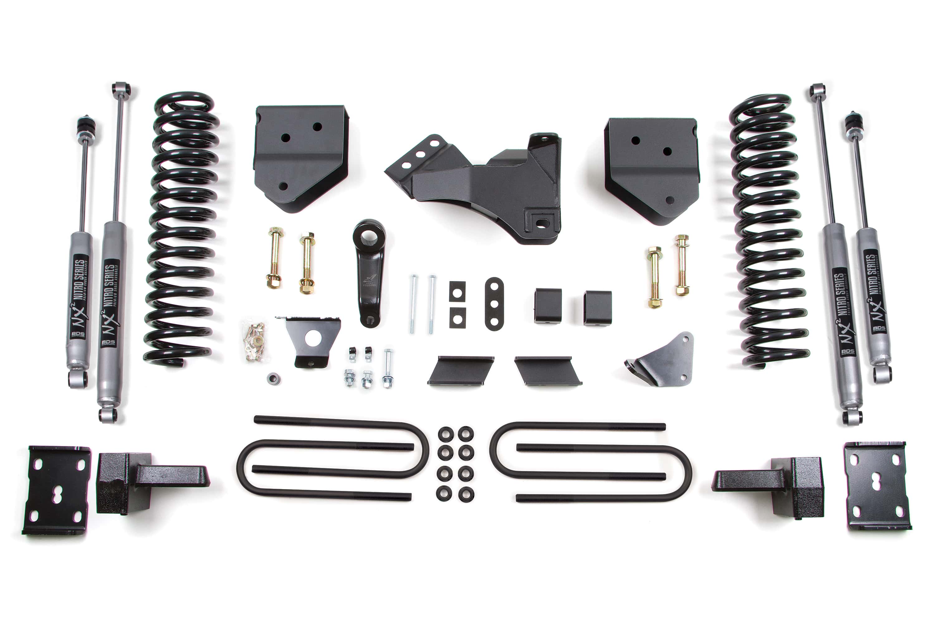 BDS Suspension NA BDS Suspension 582FS - 4 Inch Lift Kit Ford F250/F350 Super Duty 11-16 4WD Gas Leaf Springs Fox 2.0 Performance