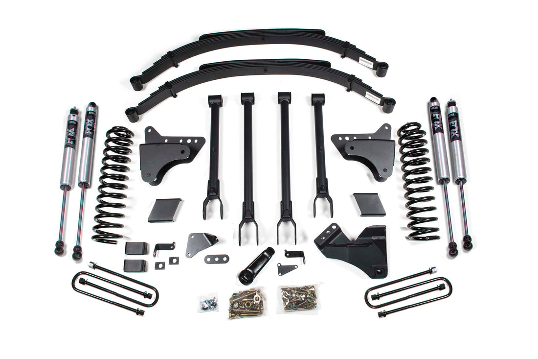 BDS Suspension NA BDS Suspension 597FS - 6 Inch Lift Kit w/ 4-Link Ford F250/F350 Super Duty 11-16 4WD Diesel 3 Inch Rear Blocks FOX 2.0 Performance