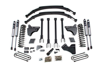 BDS Suspension NA BDS Suspension 596FS - 6 Inch Lift Kit w/ 4-Link Ford F250/F350 Super Duty 11-16 4WD Diesel 2 Inch Rear Blocks FOX 2.0 Performance