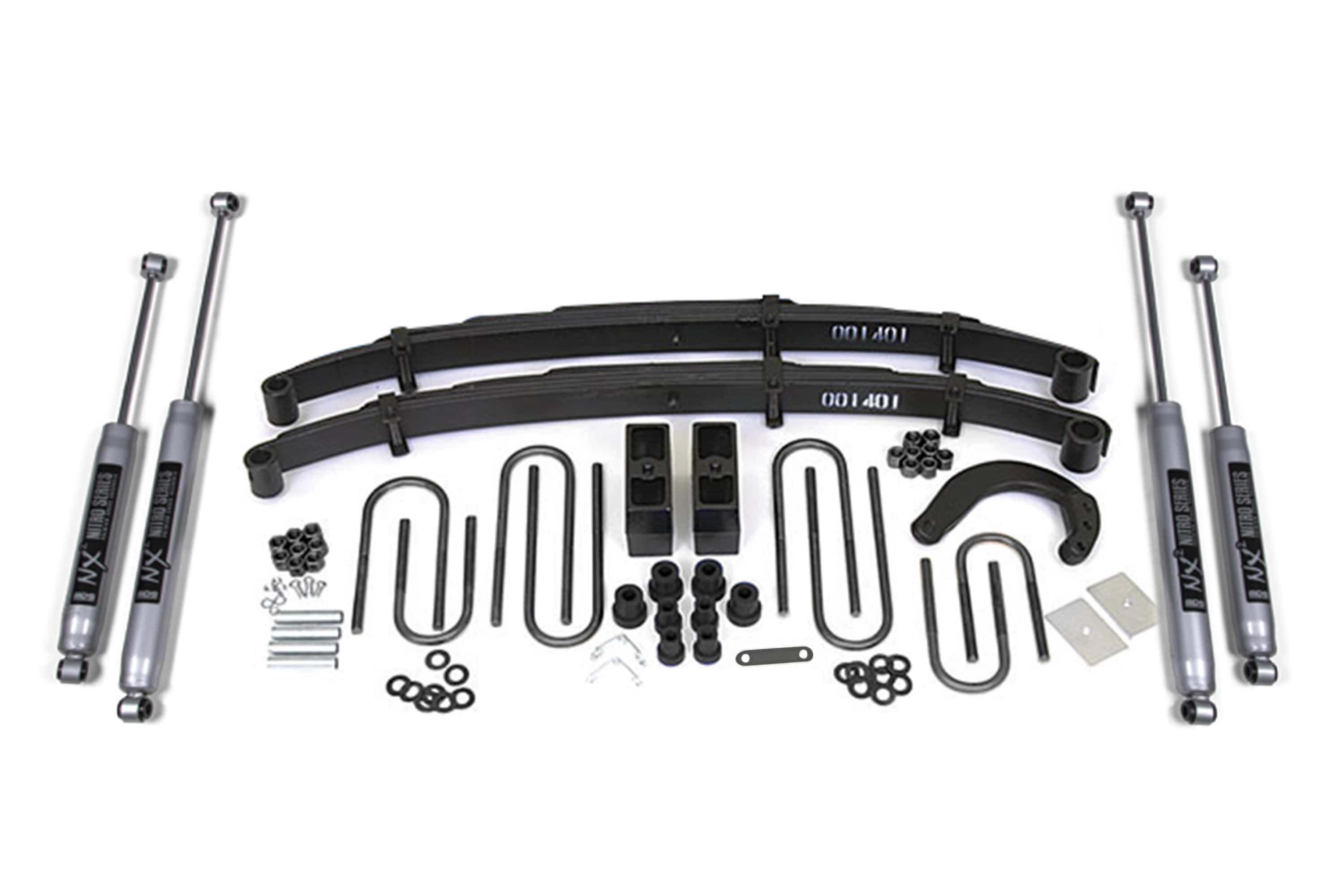 BDS Suspension NA BDS Suspension 138FS - 4 Inch Lift Kit Chevy/GMC 3/4 Ton Truck/Suburban 88-91 4WD 4 Inch Block Kit W/Fox 2.0 Performance Shocks