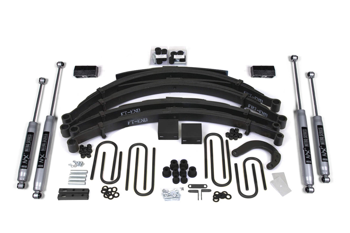 BDS Suspension NA BDS Suspension 148H - 8 Inch Lift Kit Chevy/GMC 3/4 Ton Suburban 88-91 4WD NX2 Nitro Shocks