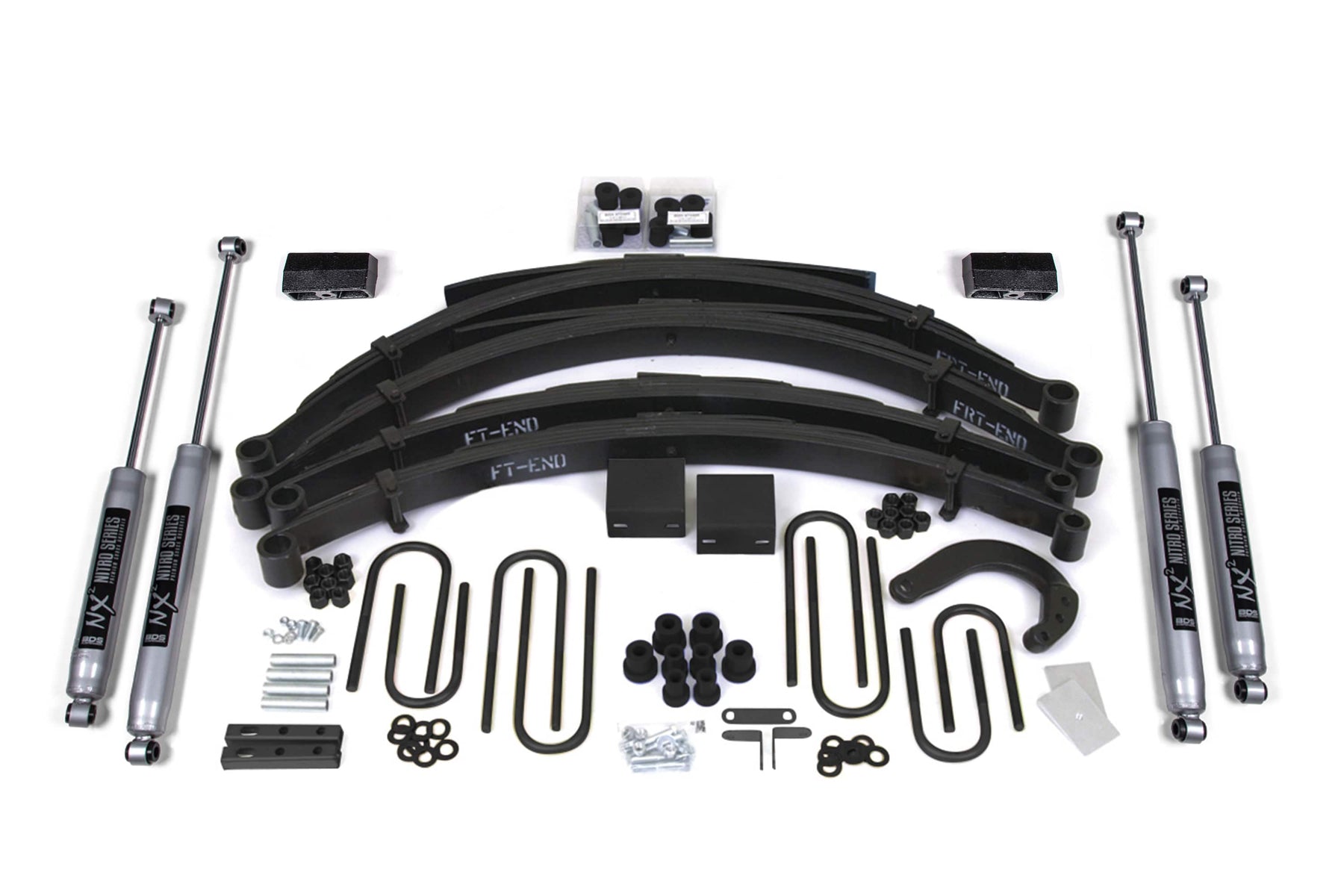 BDS Suspension NA BDS Suspension 148H - 8 Inch Lift Kit Chevy/GMC 3/4 Ton Suburban 88-91 4WD NX2 Nitro Shocks