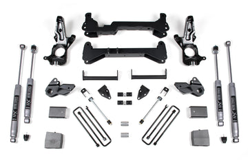 BDS Suspension NA BDS Suspension 149FS - 7 Inch Lift Kit Silverado/Sierra 2500HD 01-10 2WD Carrier Above Crossmember W/ Fox 2.0 Performance Shocks