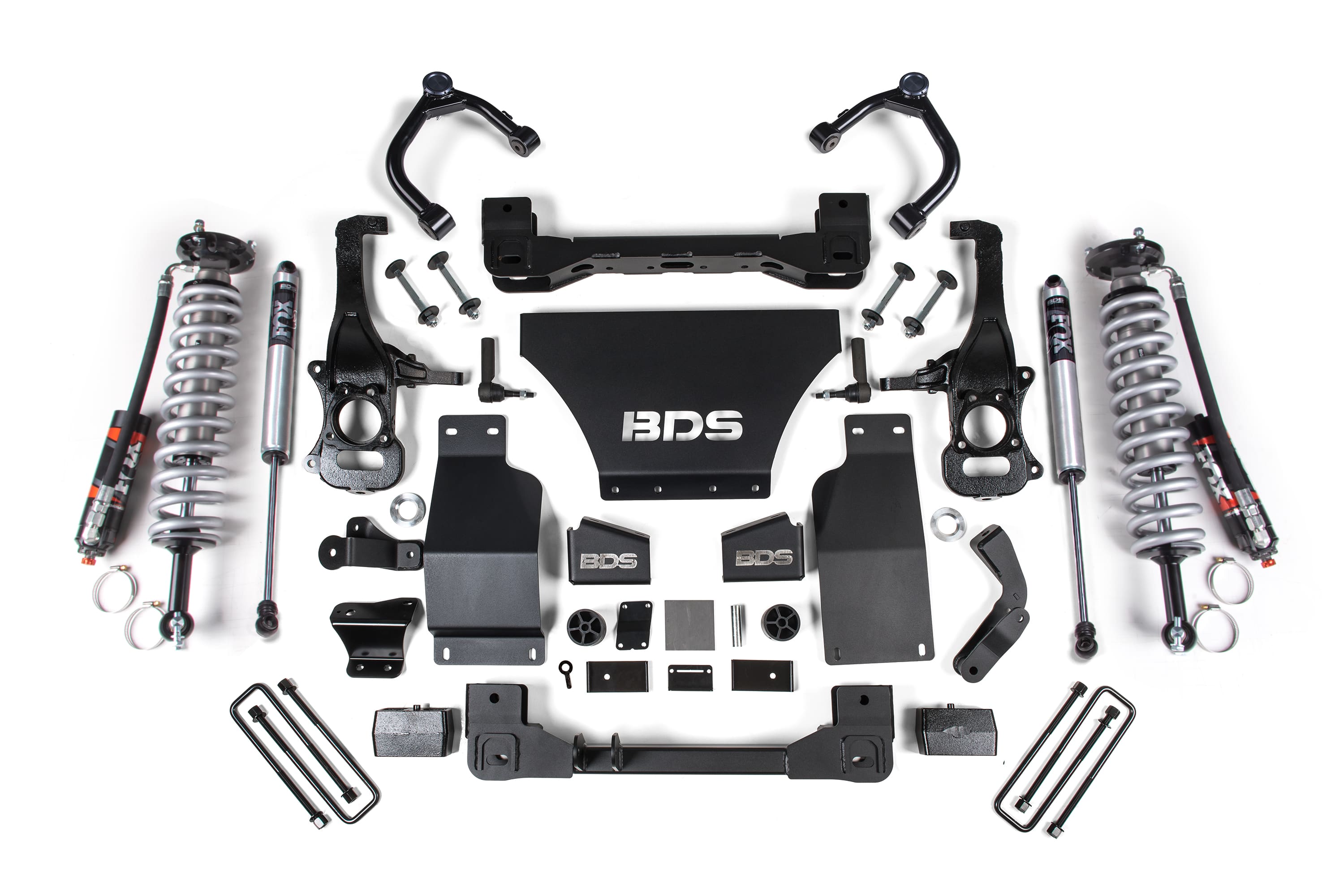 BDS Suspension NA BDS Suspension 1782FPE - 6 Inch Lift Kit w/ 4-Link Ram 3500 13-18 4WD Diesel 4 Inch Block 6 Bolt Indexing Ring Fox 2.5 Performance Elite Shocks
