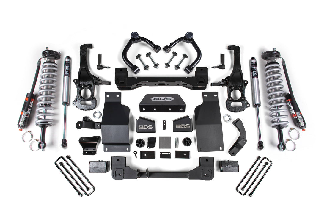 BDS Suspension NA BDS Suspension 1802FPE - 4 Inch Lift Kit Coil-Over Silverado/Sierra 1500 19-24 4WD Diesel Fox 2.0 Performance Shocks
