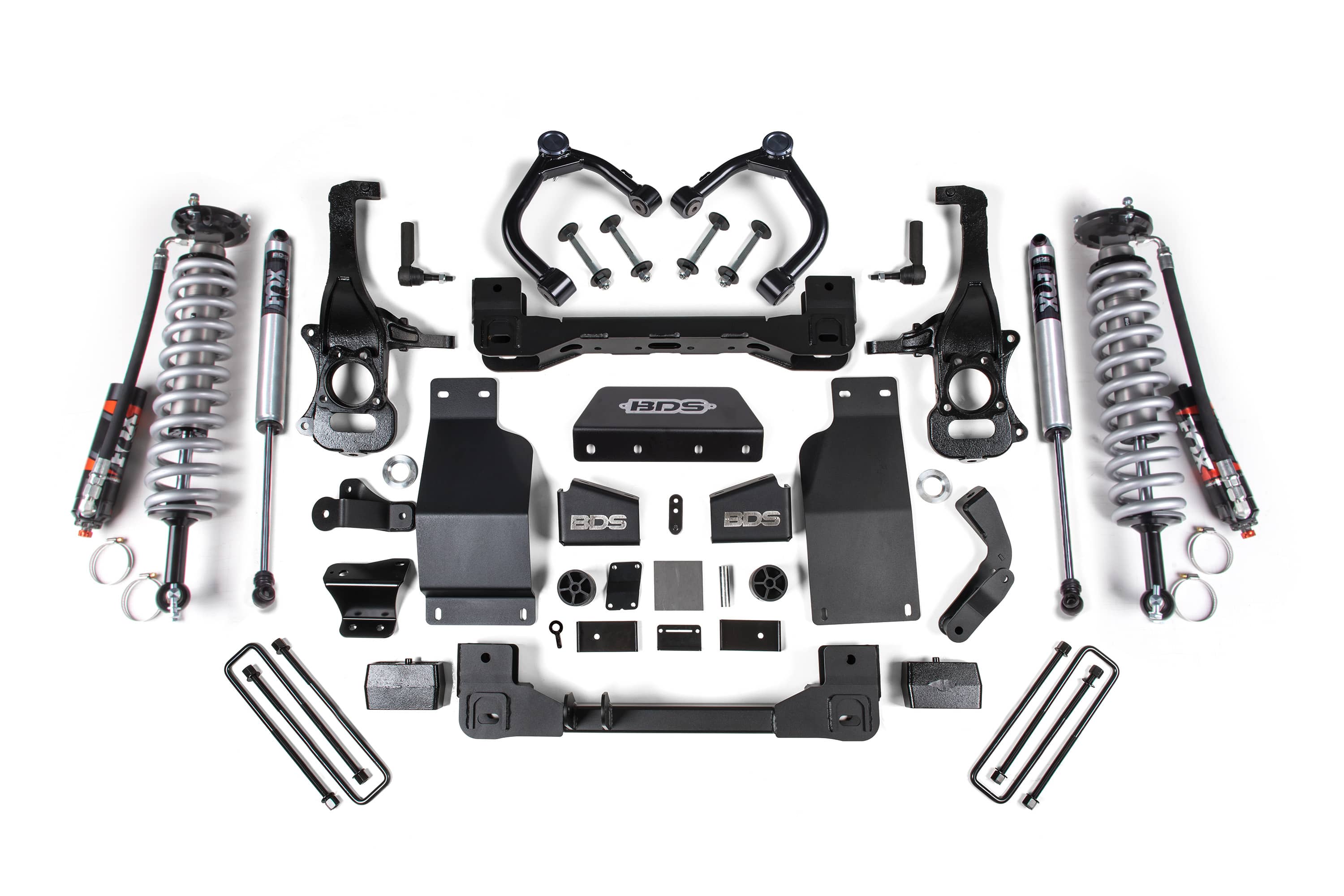 BDS Suspension NA BDS Suspension 1802FPE - 4 Inch Lift Kit Coil-Over Silverado/Sierra 1500 19-24 4WD Diesel Fox 2.0 Performance Shocks