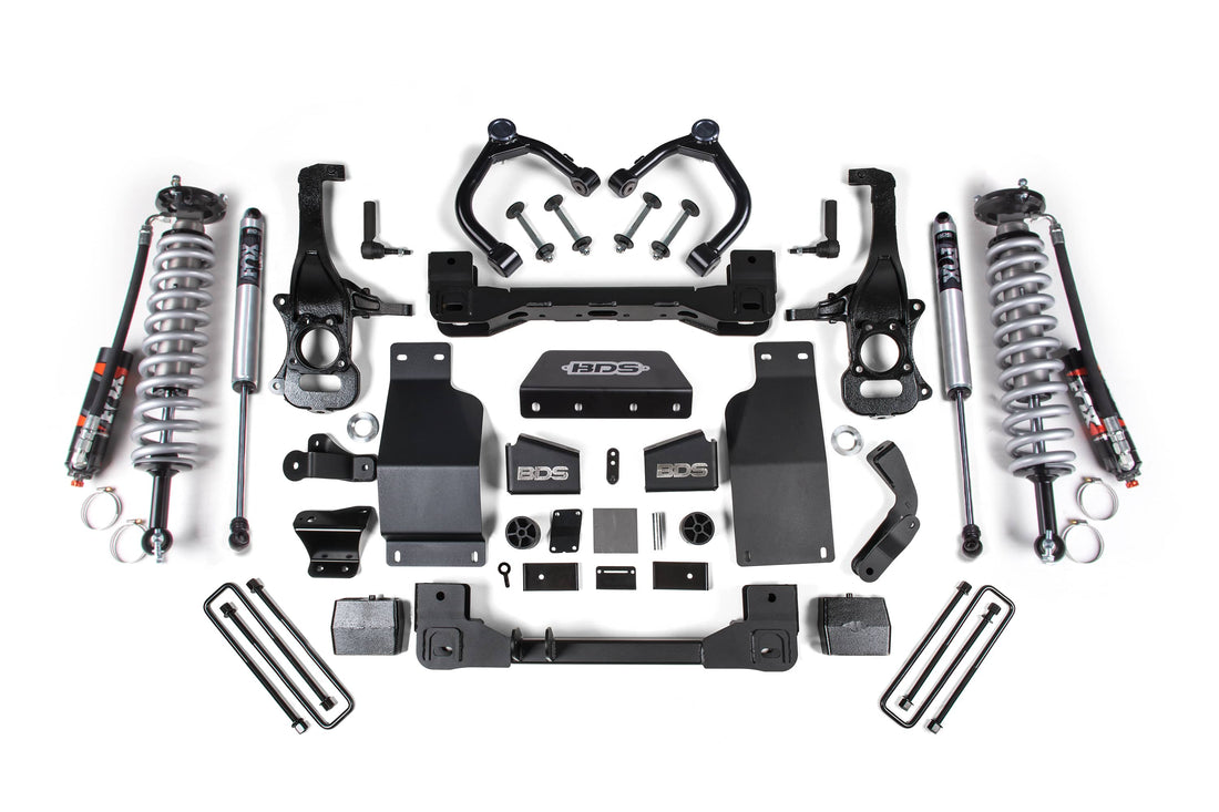 BDS Suspension NA BDS Suspension 786FPE - 4 Inch Lift Kit FOX 2.5 Performance Elite Coil-Over Trail Boss or AT4 1500 20-24 4WD Diesel Fox 2.5 Performance Elite Shocks