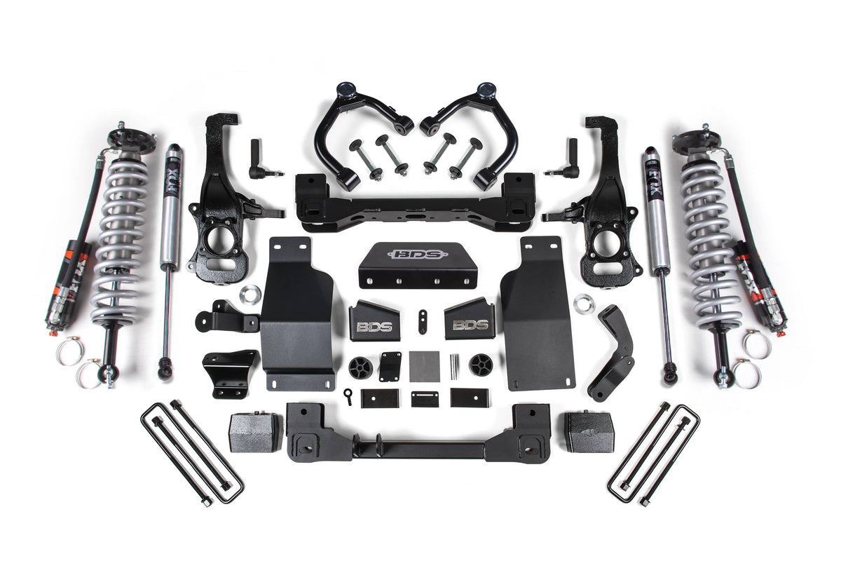 BDS Suspension NA BDS Suspension 786FPE - 4 Inch Lift Kit FOX 2.5 Performance Elite Coil-Over Trail Boss or AT4 1500 20-24 4WD Diesel Fox 2.5 Performance Elite Shocks