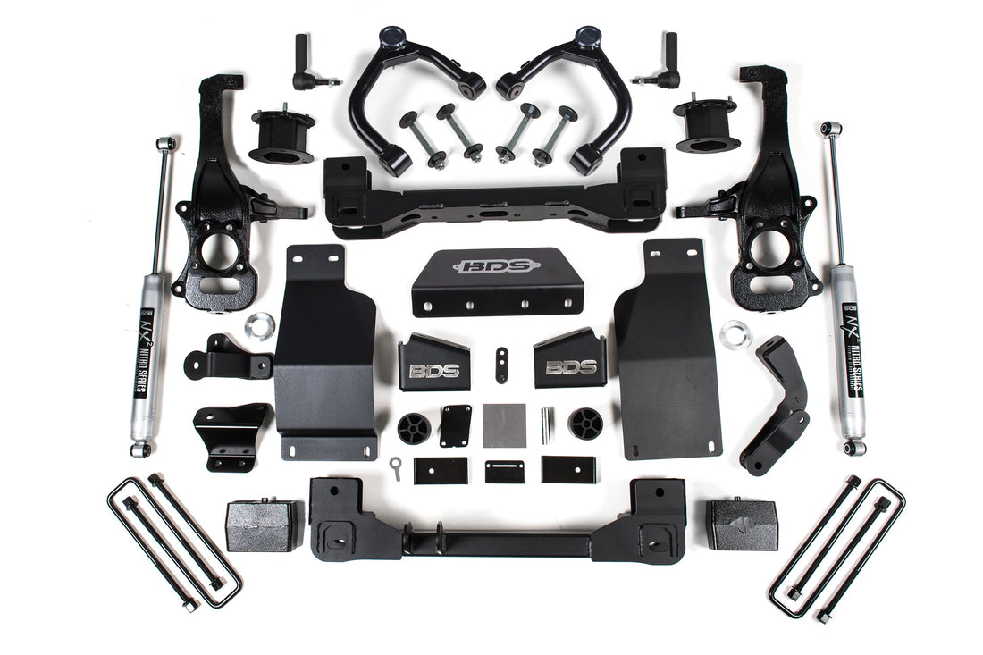 BDS Suspension NA BDS Suspension 1807FS - 4 Inch Lift Kit Chevy Trail Boss or GMC AT4 1500 20-24 4WD Diesel Fox 2.0 Performance Shocks