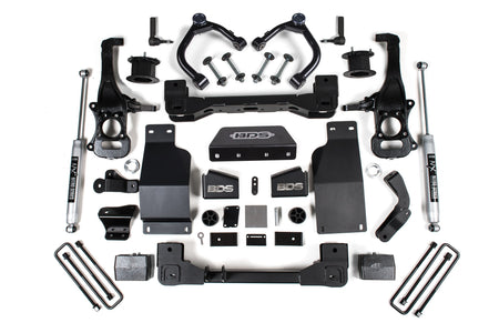 BDS Suspension NA BDS Suspension 1807H - 4 Inch Lift Kit Chevy Trail Boss or GMC AT4 1500 20-24 4WD Diesel NX2 Nitro