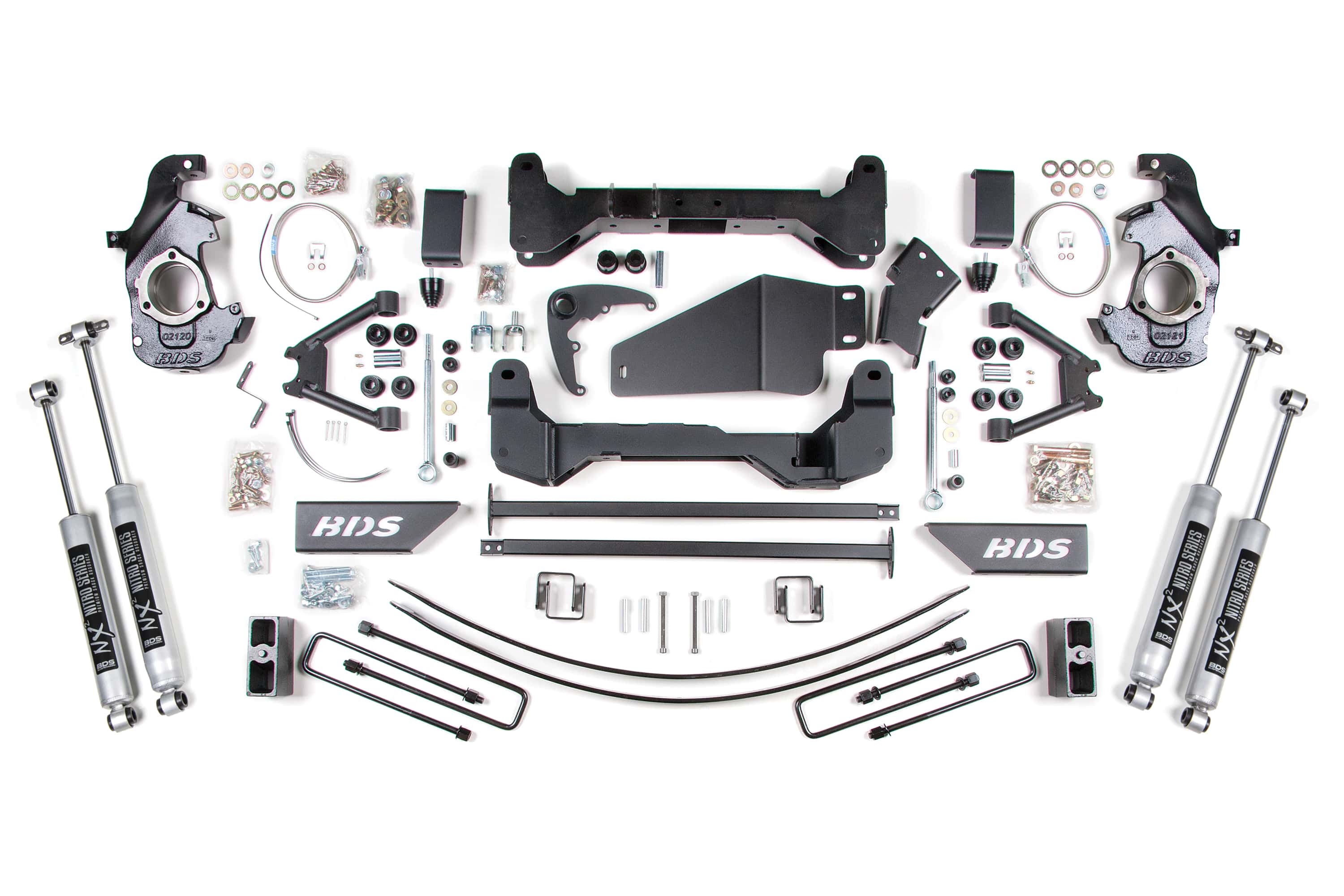 BDS Suspension NA BDS Suspension 195H - 6 Inch Lift Kit Chevy/GMC Suburban Tahoe Yukon 1500 92-98 NX2 Nitro Shocks
