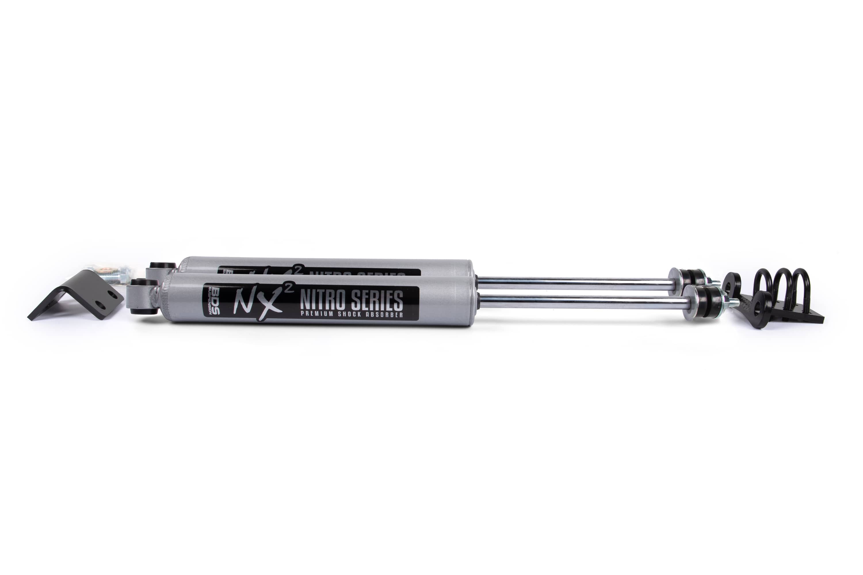 BDS Suspension NA BDS Suspension 2008DH - Dual Steering Stabilizer Kit w/ NX2 Shocks Silverado/Sierra 1500/2500 88-98 4WD