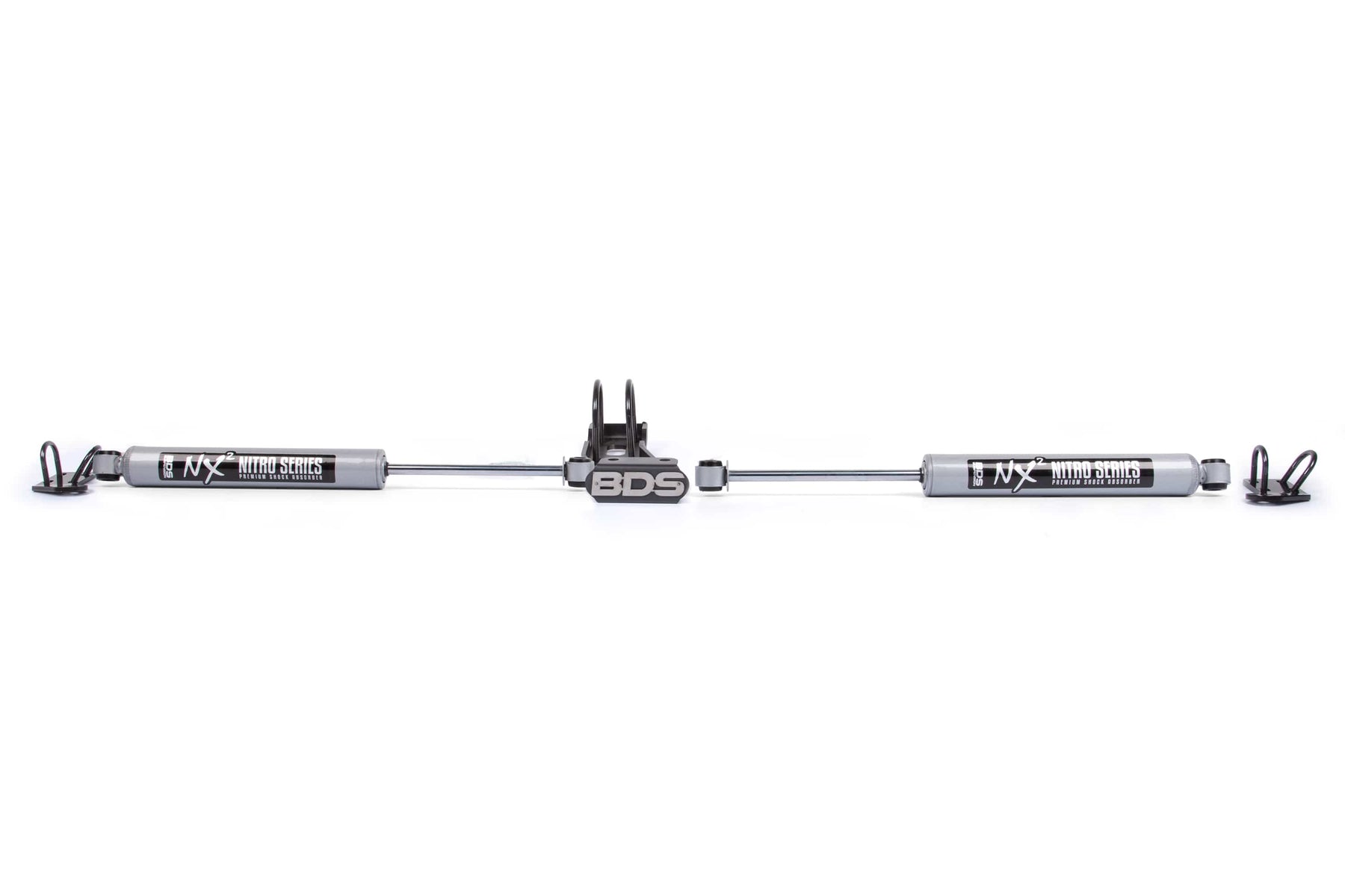 BDS Suspension NA BDS Suspension 2009DH - Dual Steering Stabilizer Kit w/ NX2 Shocks Silverado/Sierra Truck 73-87 and SUV 69-91 4WD With OE Stabilizer