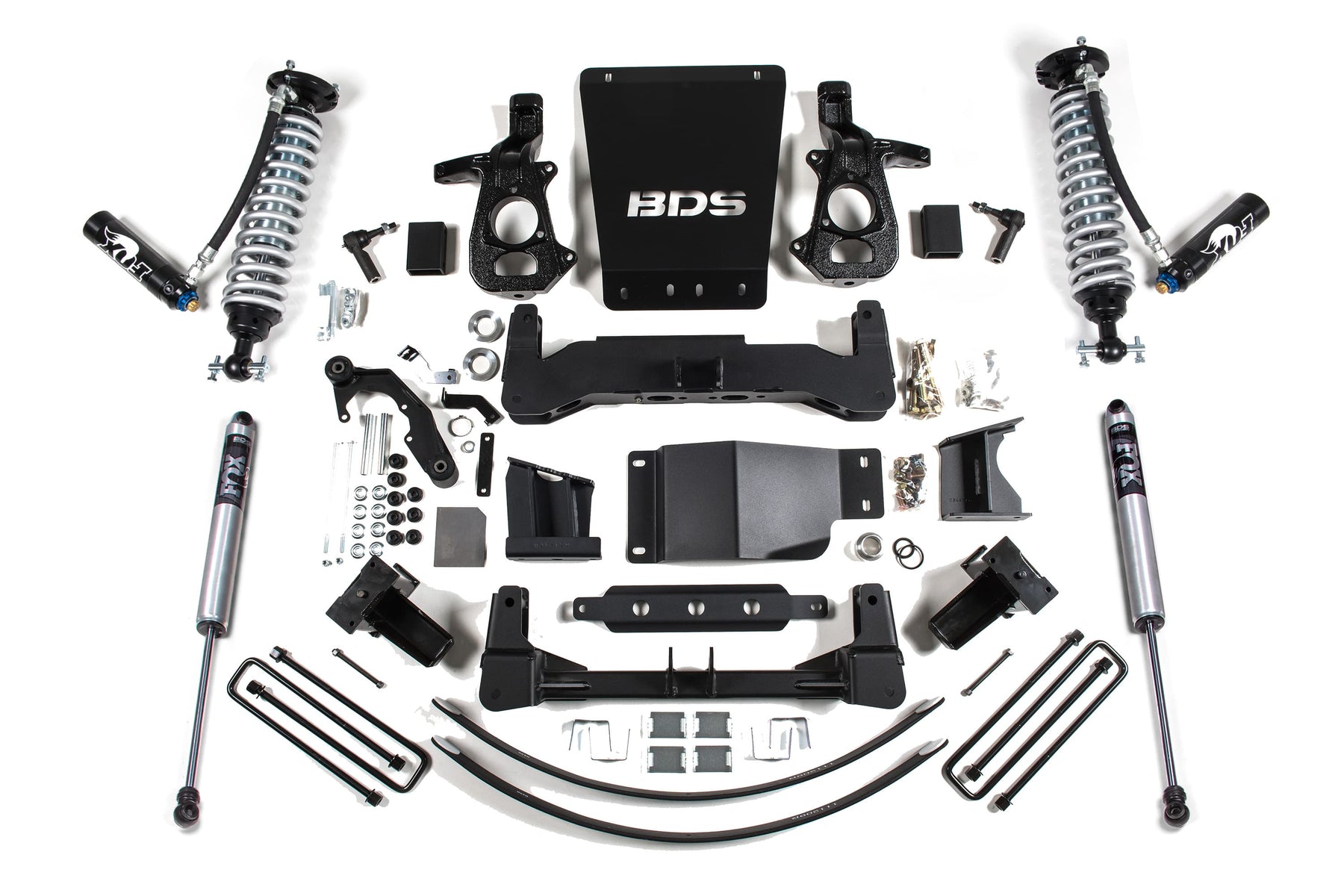 BDS Suspension NA BDS Suspension 743FDSC - 8 Inch Lift Kit FOX 2.5 Coil-Over Dual Speed Compression Adjust Aluminum Stamped Steel Control Arm