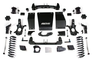 BDS Suspension NA BDS Suspension 752H - 6 Inch Lift Kit Chevy/GMC Suburban Tahoe Yukon/XL 1500 15-19 4WD Magneride Equipped Aluminum/ Stamped Steel Control Arm