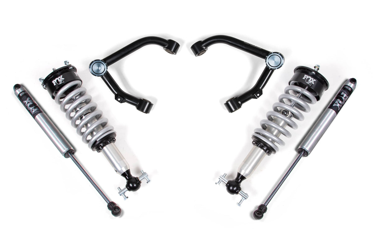BDS Suspension NA BDS Suspension 758FSL - 2 Inch Lift Kit FOX 2.0 Coil-Over Silverado/Sierra 1500 07-18 4WD Aluminum Stamped Steel