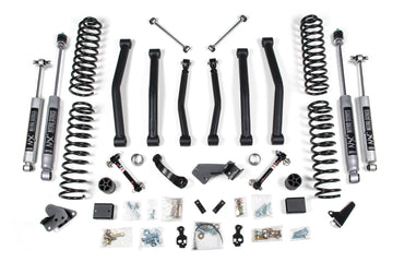 BDS Suspension NA BDS Suspension 1405FPE - 4.5 Inch Lift Kit Jeep Wrangler JK 12-18 4-Door Sway Bar Disconnect Fox 2.5 Performance Elite Shocks