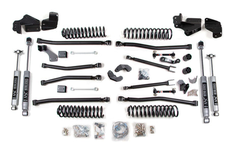 BDS Suspension NA BDS Suspension 1420H - 4 Inch Lift Kit Long Arm Jeep Wrangler JK 07-18 2-Door Fixed Sway Bar Links NX2 Nitro Shocks