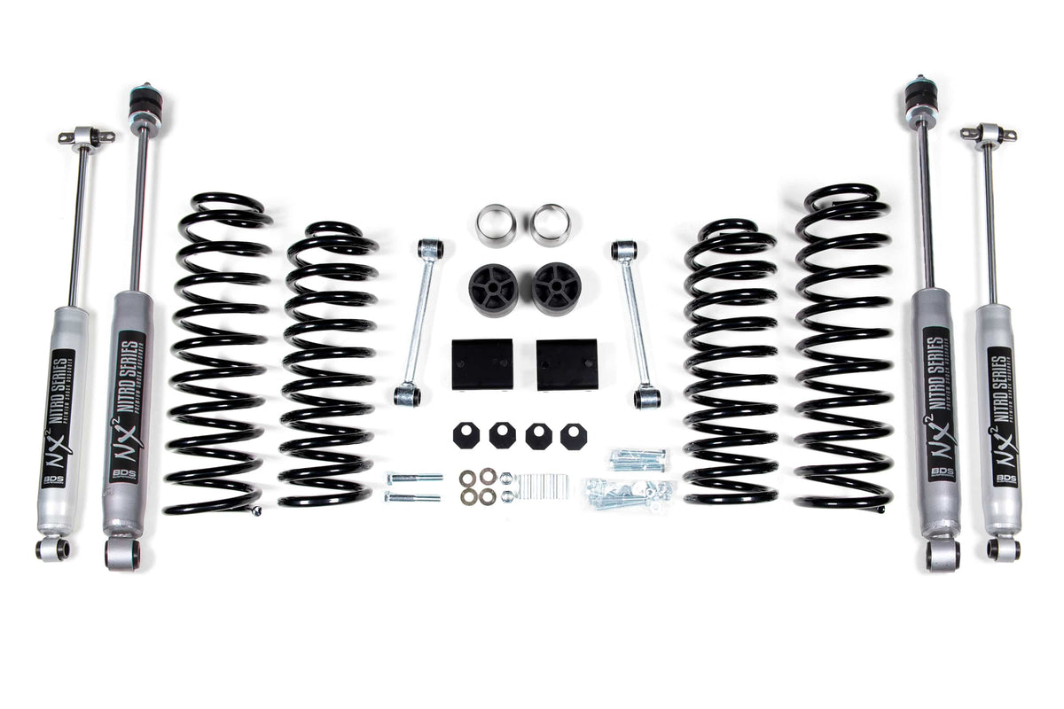 BDS Suspension NA BDS Suspension 1430FS - 2 Inch Lift Kit Coil Spring Jeep Wrangler JK 12-18 4-Door Fox 2.0 Performance Shocks