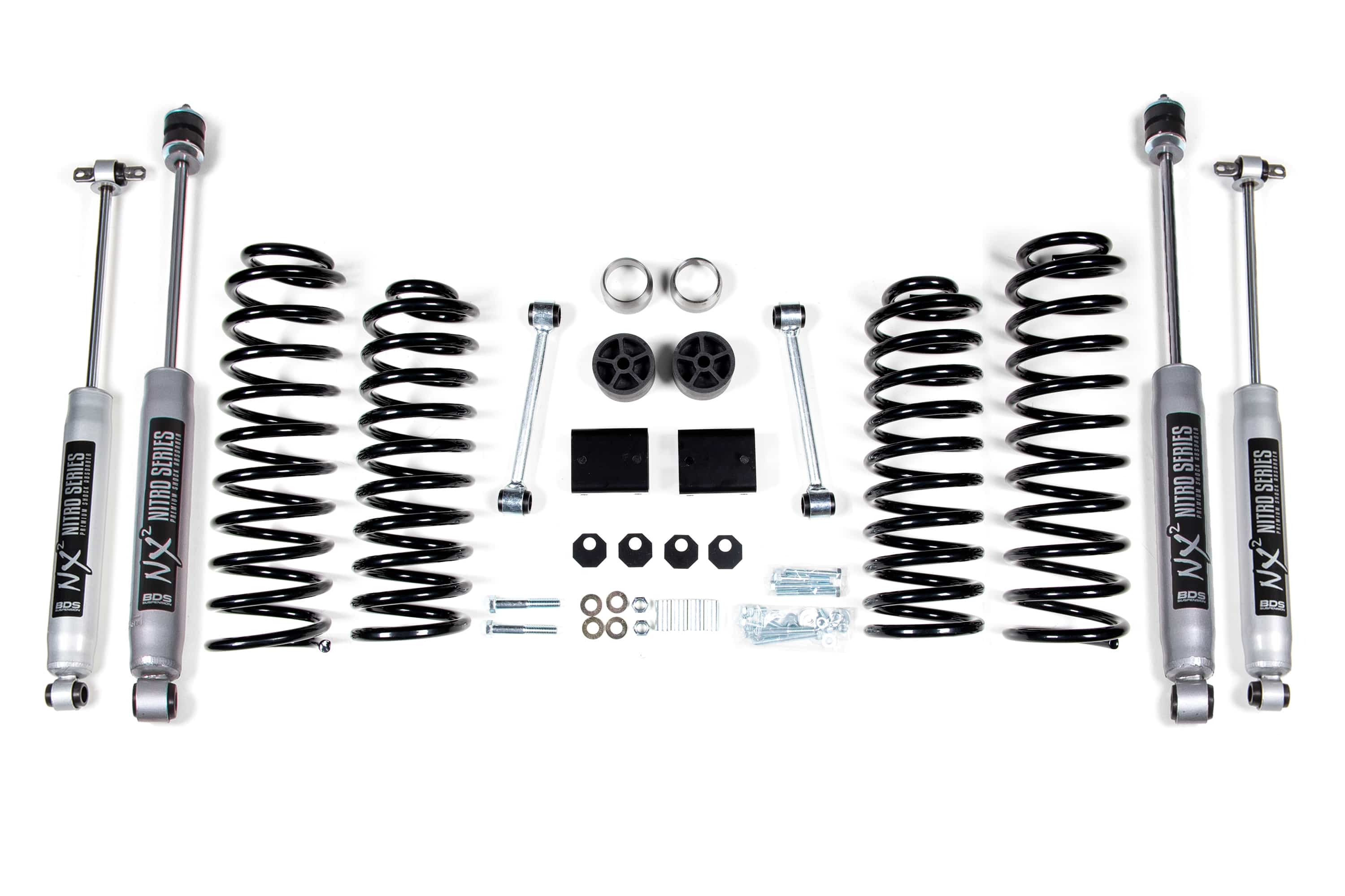 BDS Suspension NA BDS Suspension 1430FS - 2 Inch Lift Kit Coil Spring Jeep Wrangler JK 12-18 4-Door Fox 2.0 Performance Shocks