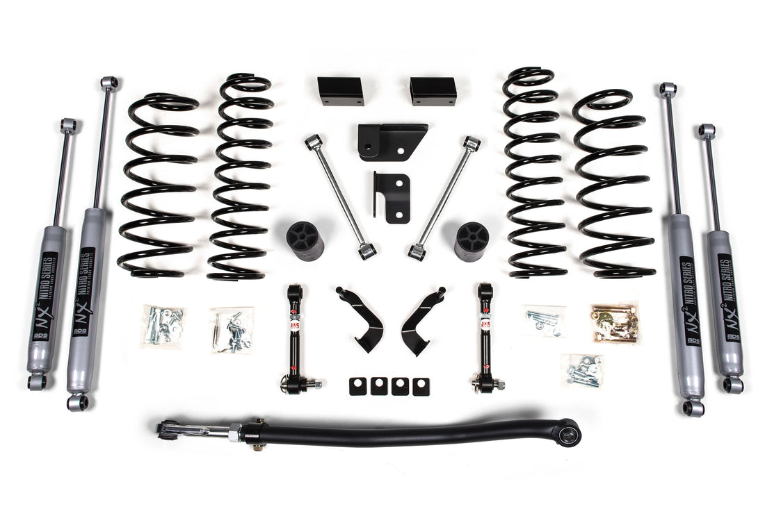 BDS Suspension NA BDS Suspension 1437H - 3 Inch Lift Kit Jeep Wrangler JL 18-25 4-Door NX2 Nitro Shocks