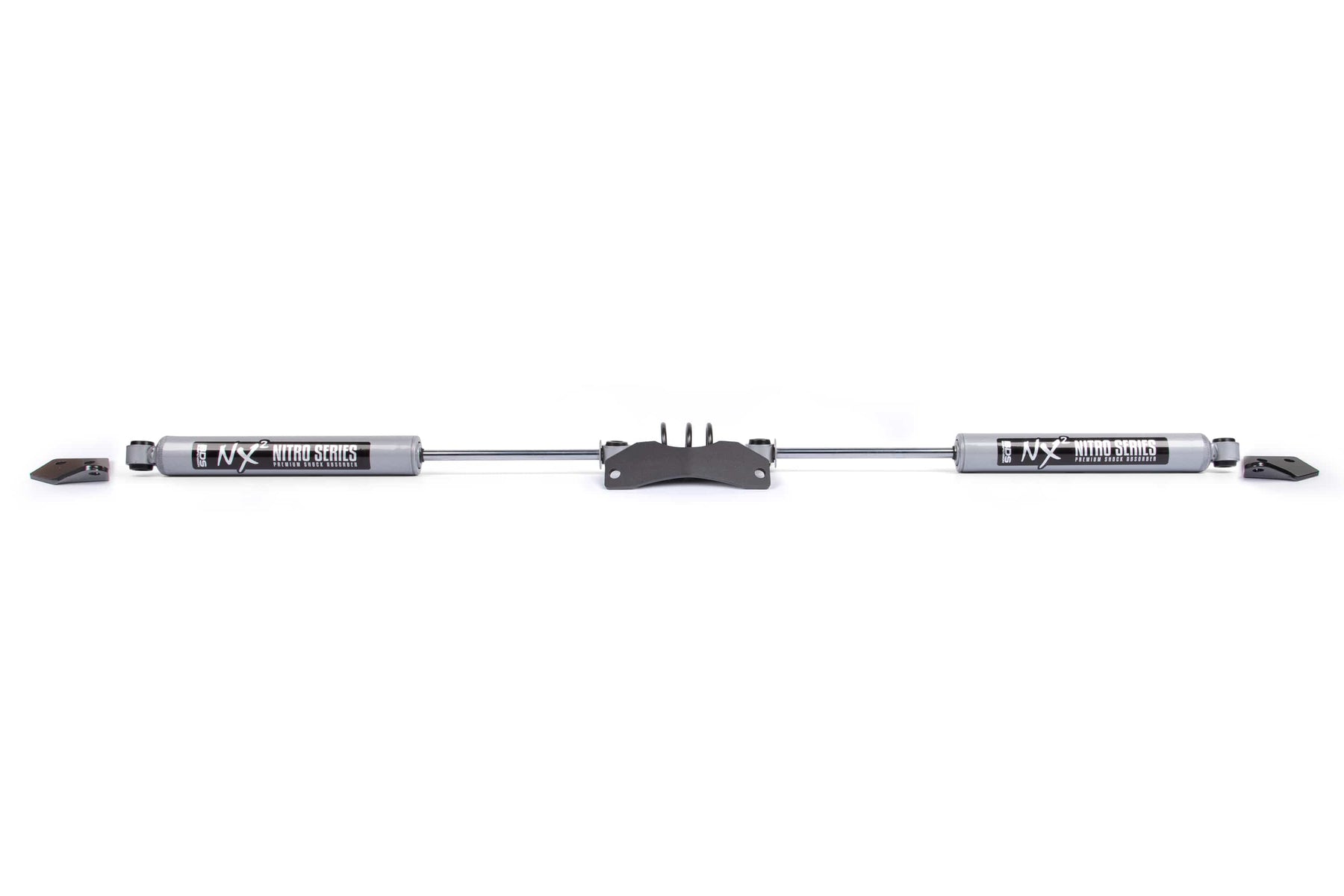 BDS Suspension NA BDS Suspension 2012DH - Dual Steering Stabilizer Kit w/ NX2 Shocks Dodge Ram 1500 Mega Cab 06-08 4WD Y-Style Steering