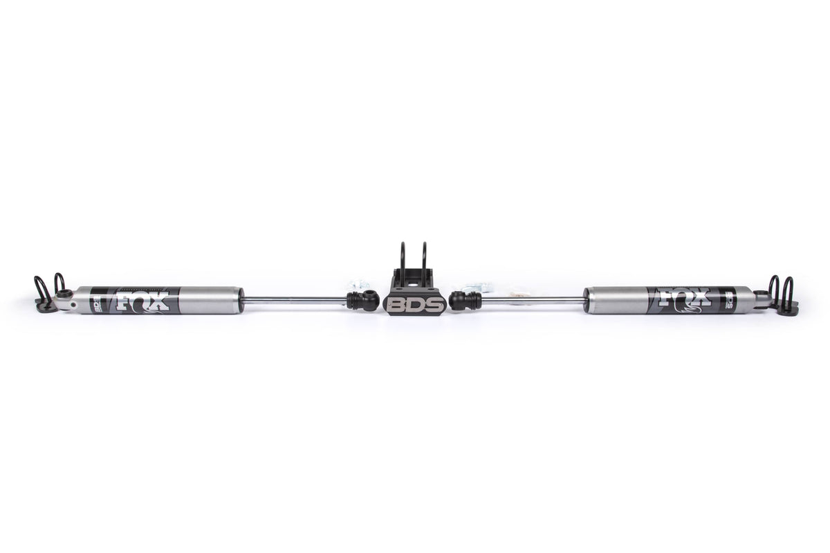 BDS Suspension NA BDS Suspension 2027DF - Dual Steering Stabilizer Kit w/ FOX 2.0 Performance Shocks Jeep Wrangler JK 07-18
