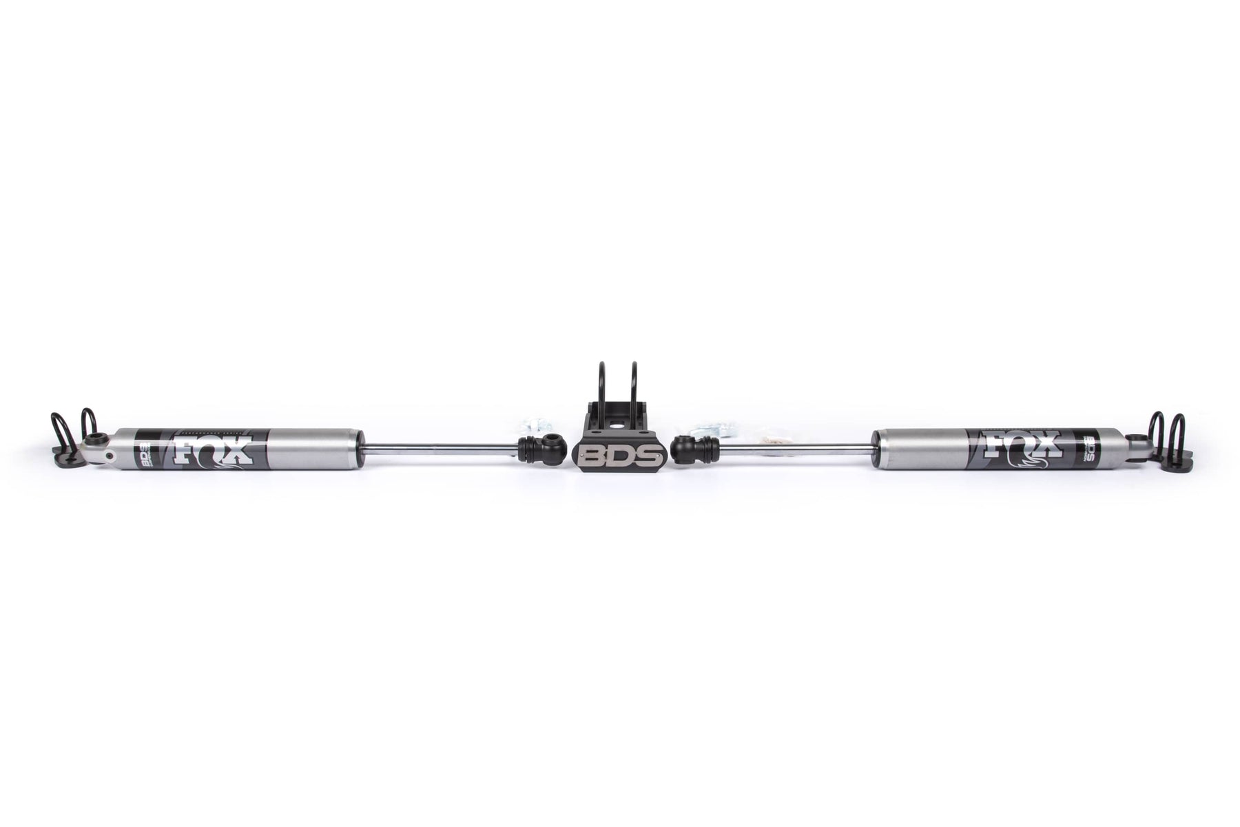BDS Suspension NA BDS Suspension 2027DF - Dual Steering Stabilizer Kit w/ FOX 2.0 Performance Shocks Jeep Wrangler JK 07-18