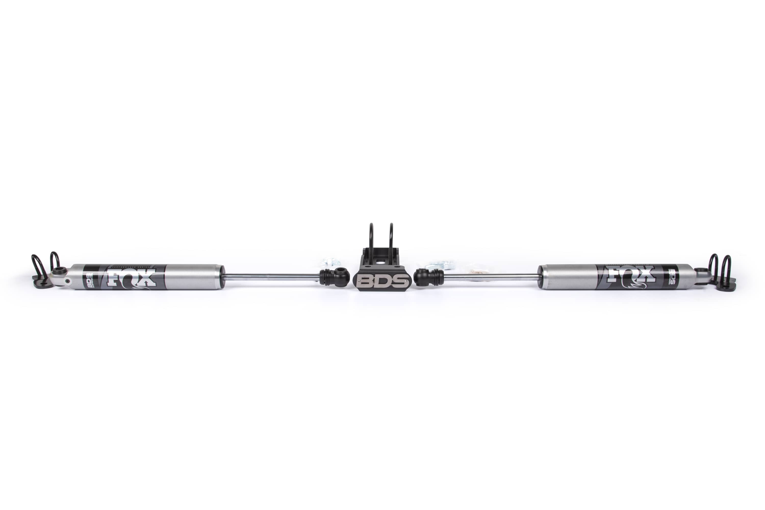 BDS Suspension NA BDS Suspension 2027DF - Dual Steering Stabilizer Kit w/ FOX 2.0 Performance Shocks Jeep Wrangler JK 07-18