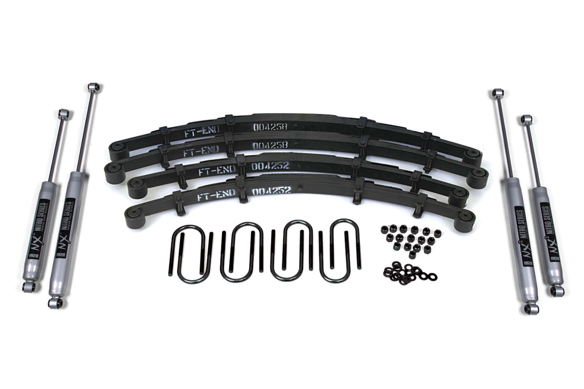 BDS Suspension NA BDS Suspension 402FS - 2.5 Inch Lift Kit Jeep CJ5/CJ6/M38A1 53-68 Fox 2.0 Performance Shocks